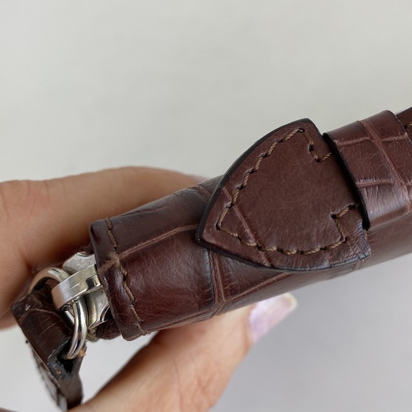 CAPORICCI REAL Alligator brown card holder - Picture 13 of 15